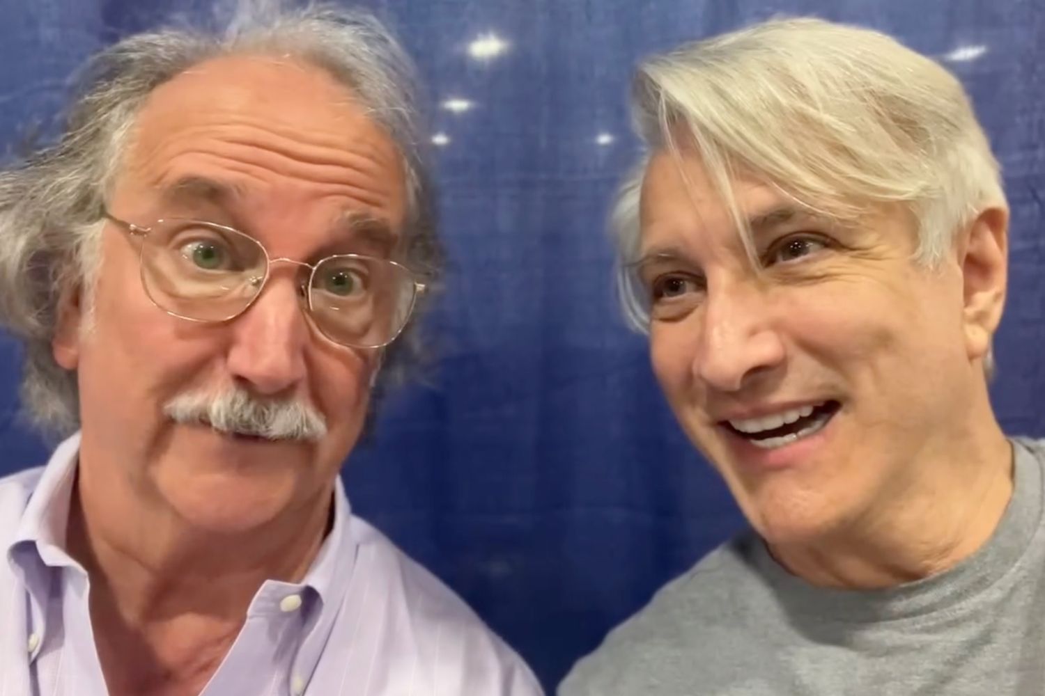 “Excellent Strangers” stars Bronson Pinchot and Mark Linn-Baker get into character for a candy reunion: ‘Oh my Lord’