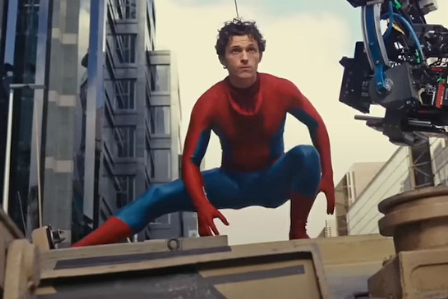 See Tom Holland suited up and in motion for first day on “Spider-Man: Model New Day” set in dynamic BTS footage
