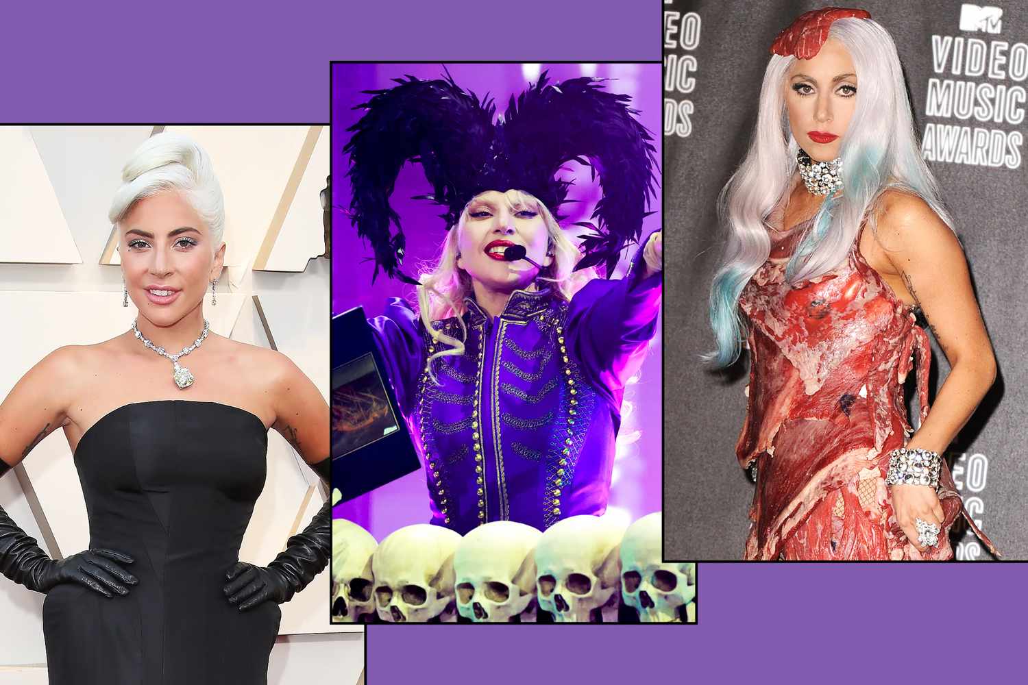 From uncooked meat to Mayhem: The evolution of Woman Gaga’s show-stopping style