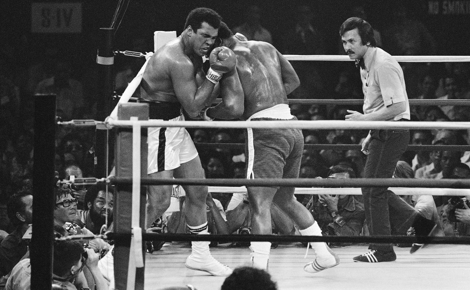 I rewatched the Thrilla in Manila with Muhammad Ali. He nonetheless winced on the blows years later