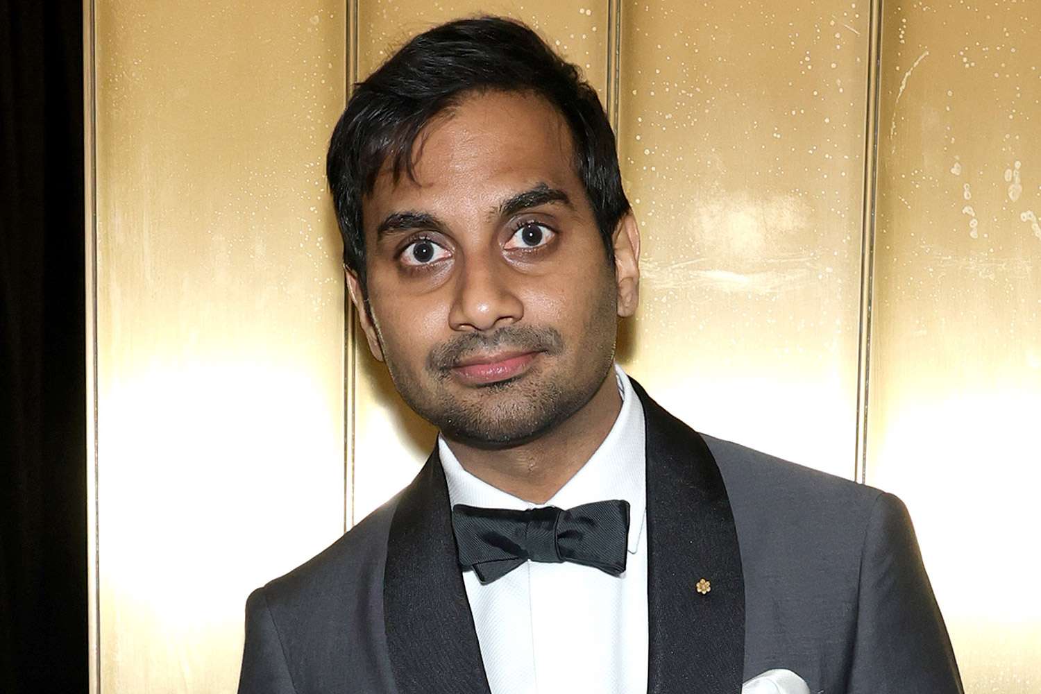 Aziz Ansari breaks down in tears thanking his spouse at “Good Fortune” premiere with Keanu Reeves: ‘That is so embarrassing’