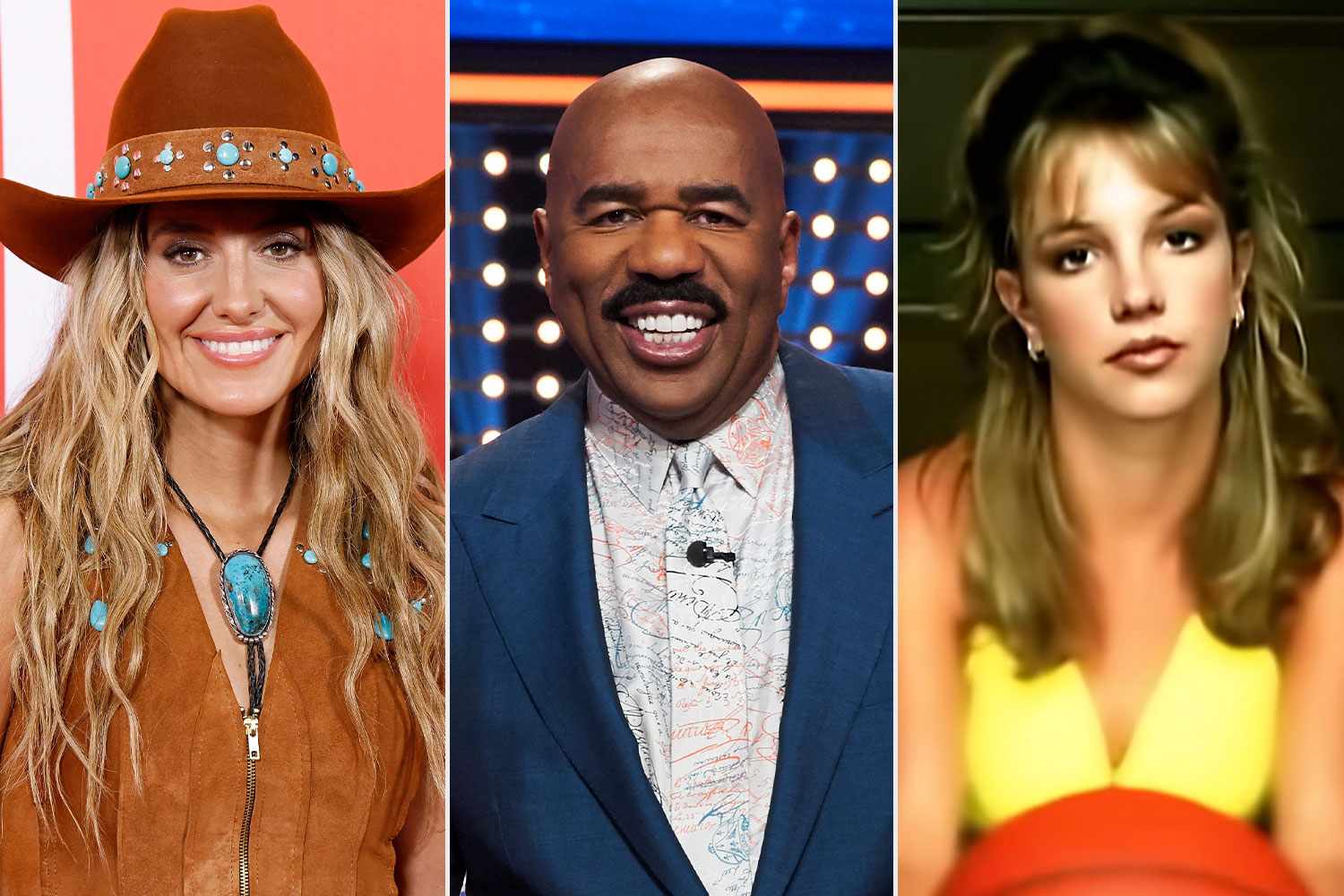 Singer Lainey Wilson shocks “Household Feud” host Steve Harvey with excellent reply to Britney Spears query