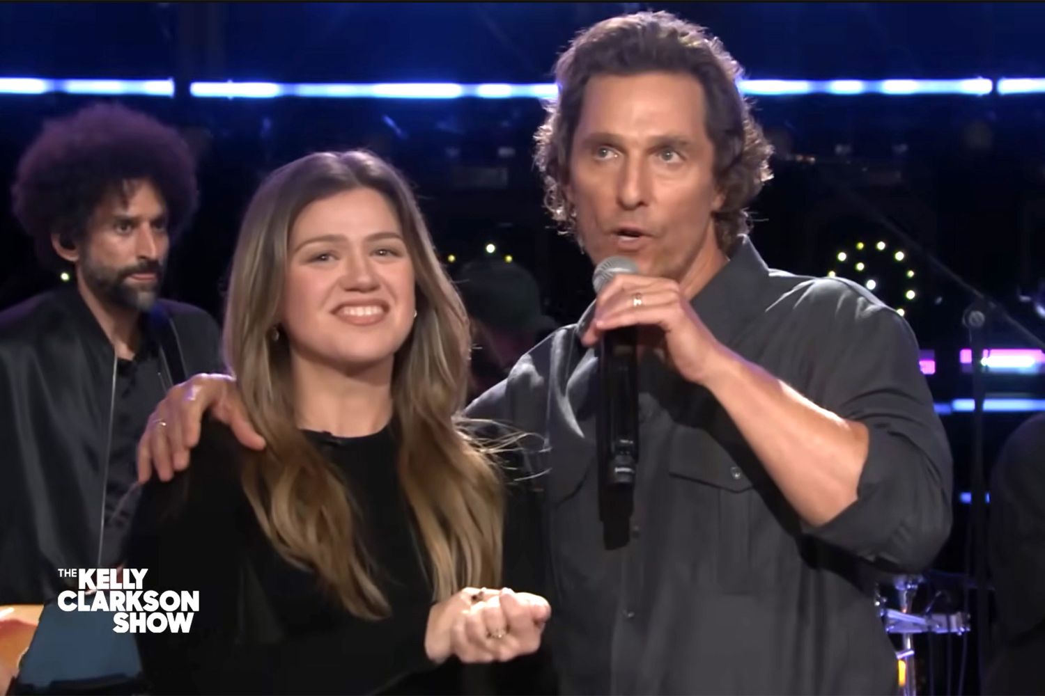 Watch Matthew McConaughey and Kelly Clarkson carry out a rocking rendition of his ZZ Prime-inspired poem