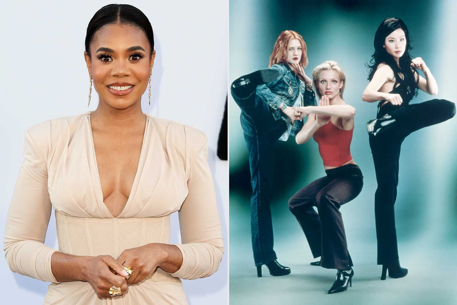 Regina Corridor tells Drew Barrymore she was ‘jealous’ of “Ally McBeal ”costar Lucy Liu for touchdown “Charlie’s Angels ”position