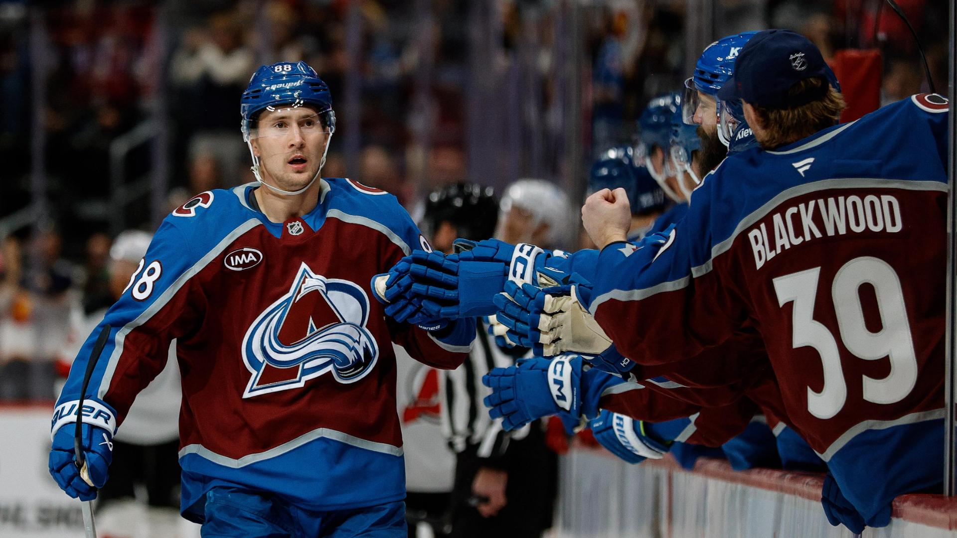 Avalanche signal ahead Necas to 8-year extension