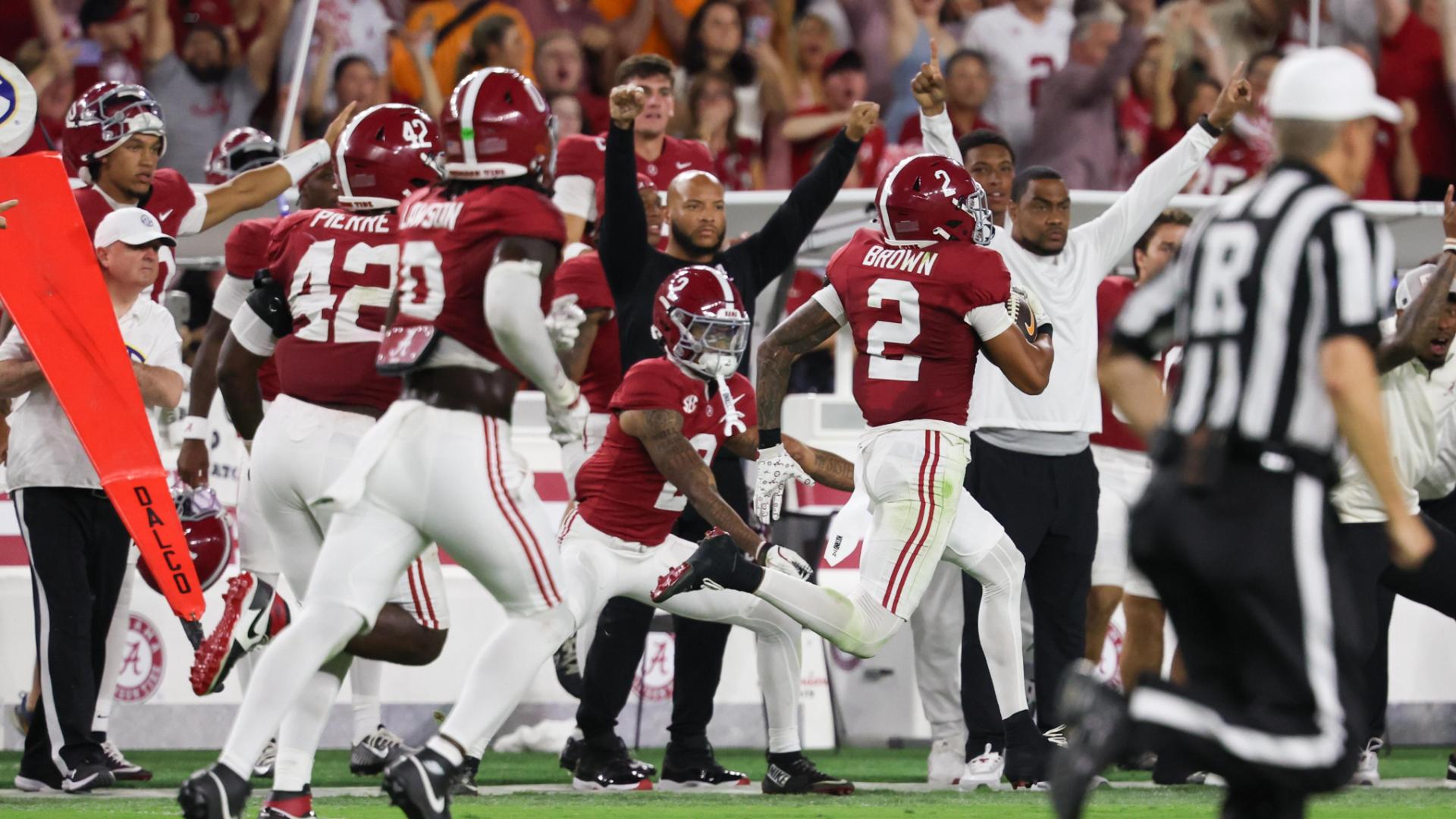 Projecting the CFP prime 12 after Week 8: Massive transfer for Bama