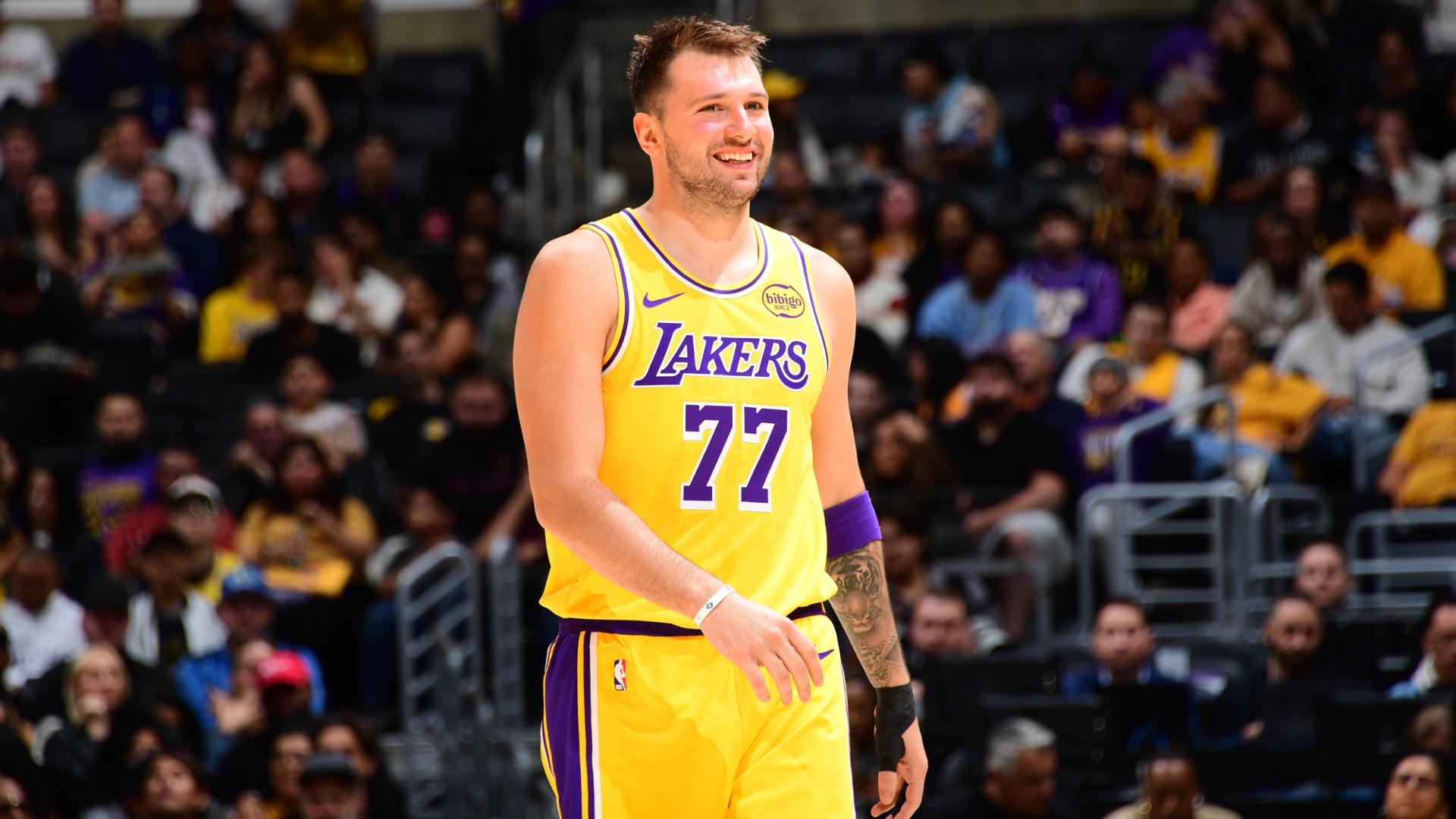 Luka units Lakers mark with 92 factors to open yr
