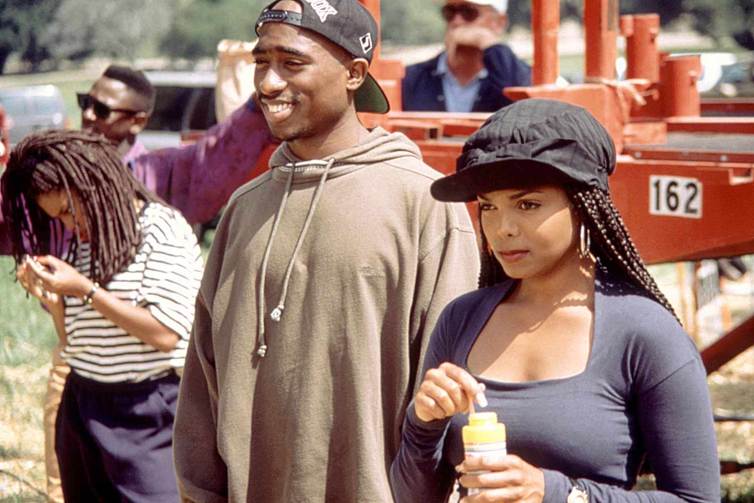 Janet Jackson needed Tupac Shakur to take an AIDS check earlier than “Poetic Justice” kissing scene, new e book claims