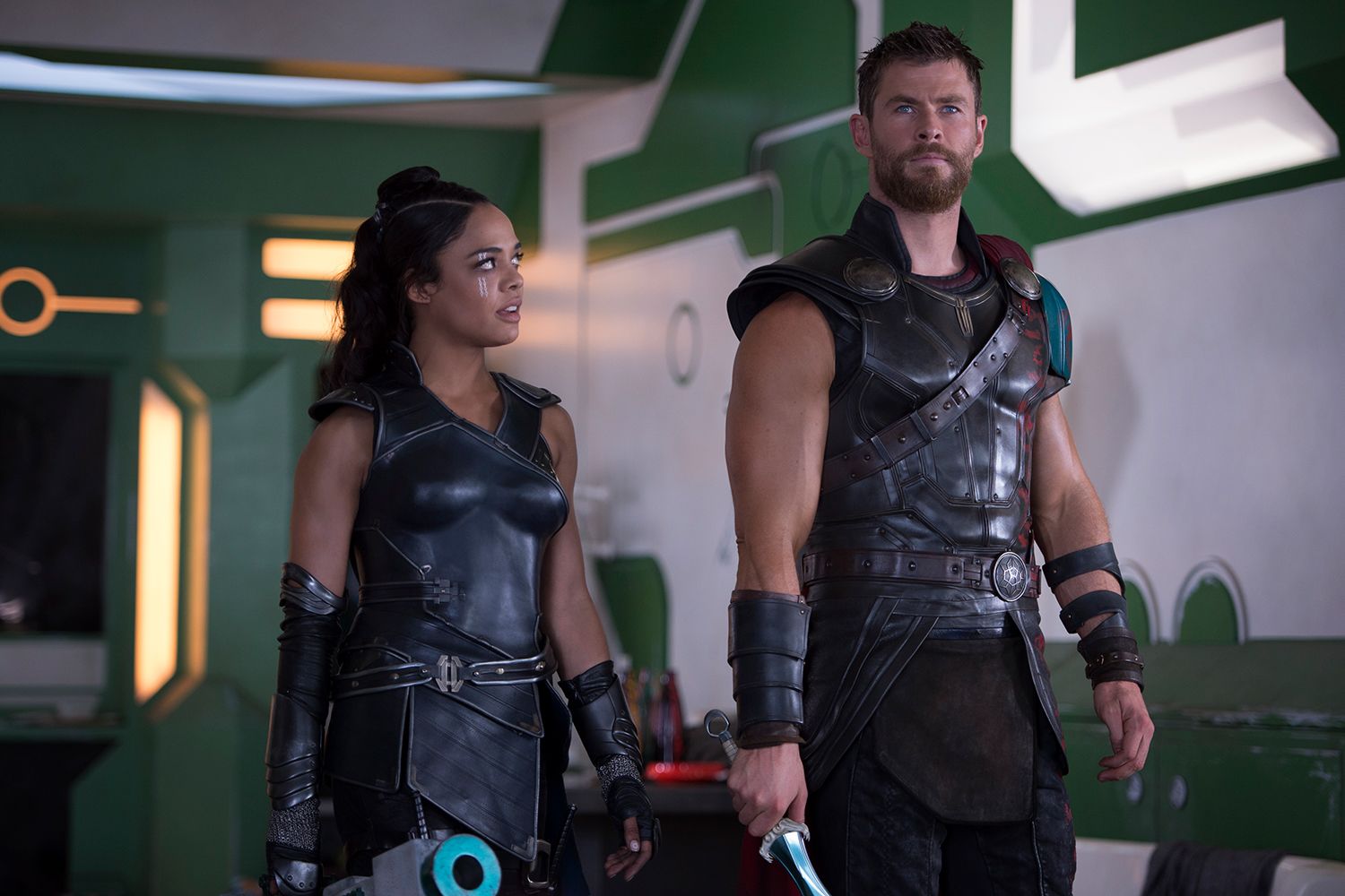 Tessa Thompson says “Thor” costar Chris Hemsworth is sort of a ‘child with muscular tissues’ and ‘no inhibition’