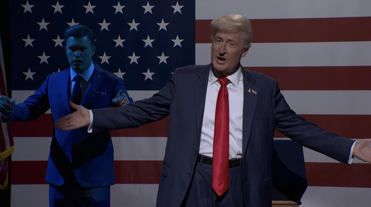 “SNL ”offers itself a warning from Trump to not ‘do something too imply’ about him: ‘Daddy’s watching’