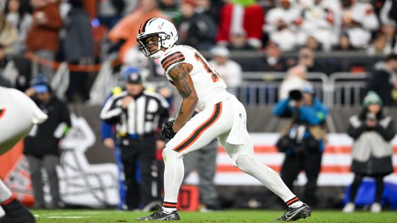 Browns WR Tillman to play; Shedeur again as QB2