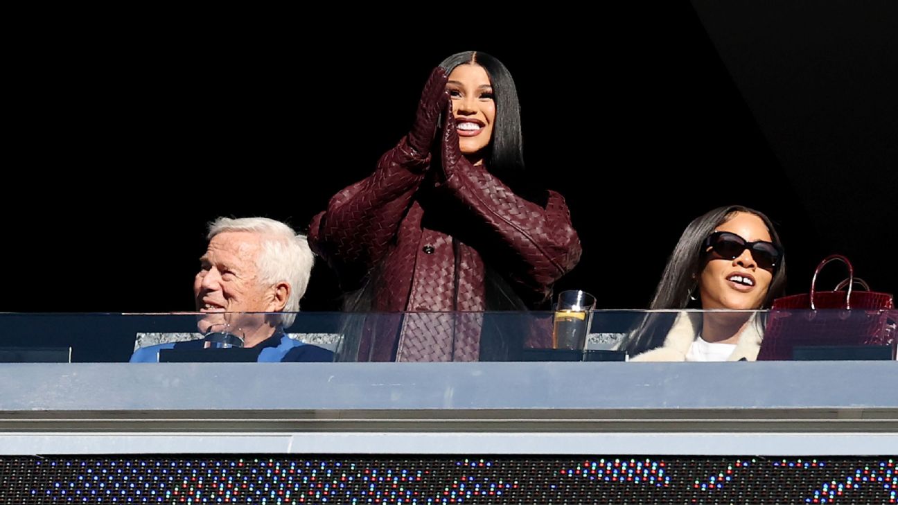 Cardi B in Foxborough: Kraft’s suite, Diggs’ landing and a trademark celebration