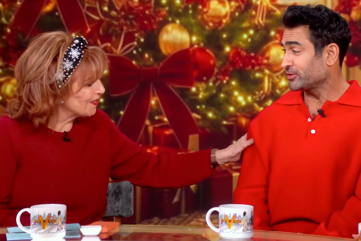 Pleasure Behar and Ana Navarro pause “View ”interview with Kumail Nanjiani to really feel his biceps: ‘Whoa, child!’