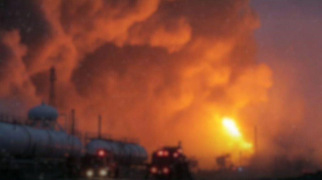 Russia strikes Ukrainian fuel manufacturing facility in Kharkiv Oblast