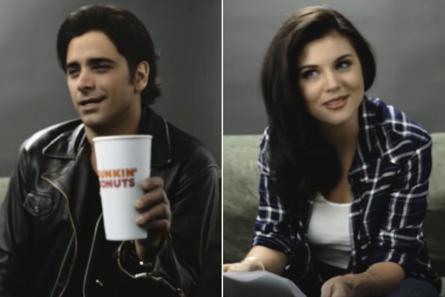 See John Stamos and Tiffani Thiessen ‘audition’ for Dunkin’ Tremendous Bowl business spoofing “Good Will Searching”