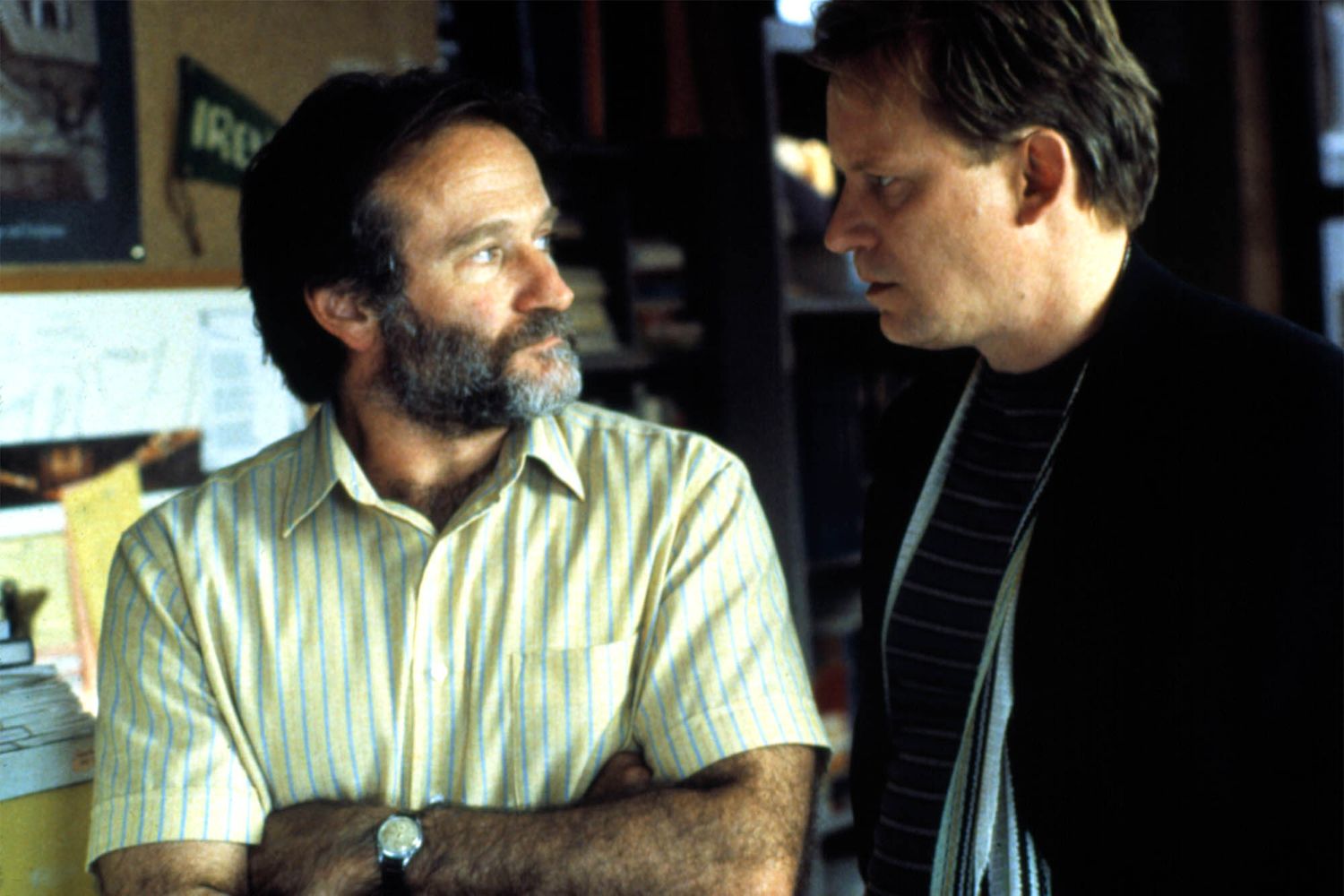 Robin Williams ‘needed to be humorous to outlive,’ says his “Good Will Searching ”costar Stellan Skarsgård