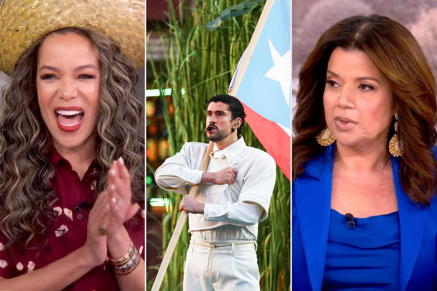 “The View” cohosts emotionally defend Dangerous Bunny’s Spanish-language Tremendous Bowl present: ‘We’re all a part of America’