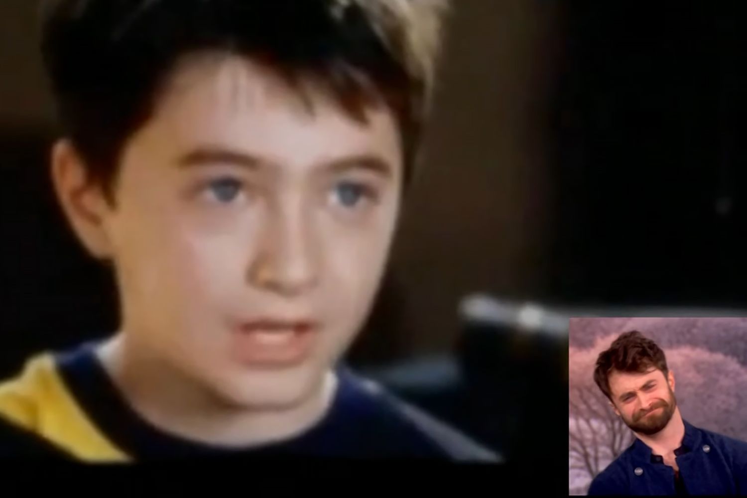 Daniel Radcliffe cringes as “The View” makes him watch footage of his “Harry Potter ”audition