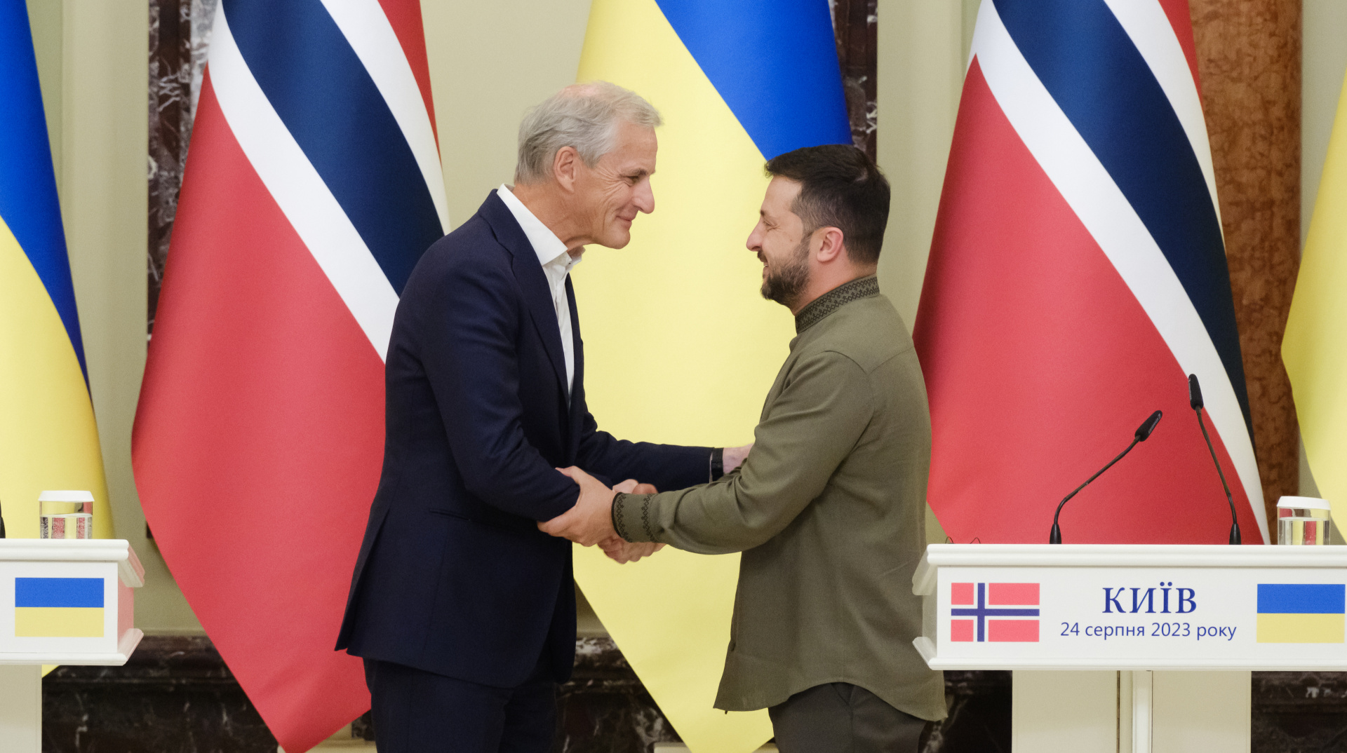 Zelenskyy discusses subsequent steps in safety partnership with Norwegian PM
